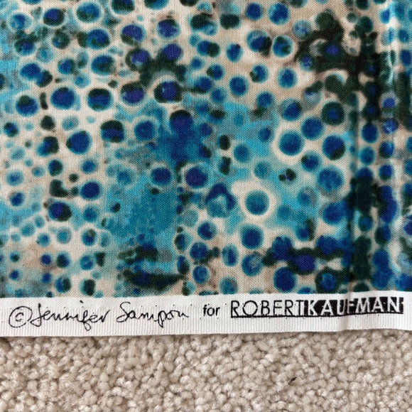 Vintage Robert Kaufman screen print fabric piece - Picture 5 of 9